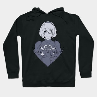 2B from Nier Automata Hoodie